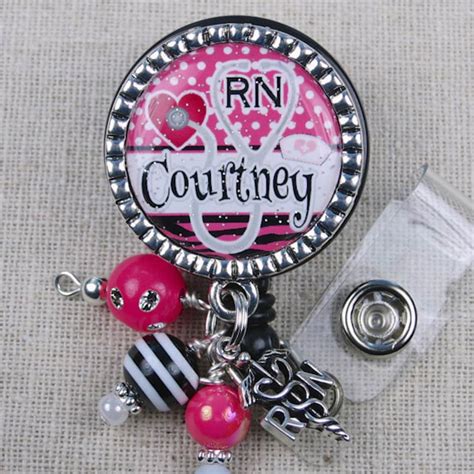 nursing badge reel|cute badge reels for nurses.